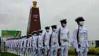 74th Independence Day: Indian Navy pays tribute at 'Victory at Sea' war memorial in Vizag 