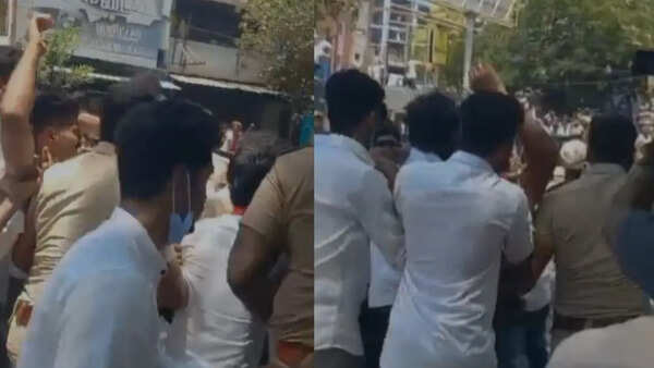 Crowds swell for TVK chief Vijay’s Trichy campaign; constable hurt during security duty