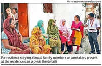 3 house calls, late-night visits to meet residents of locked houses for census data