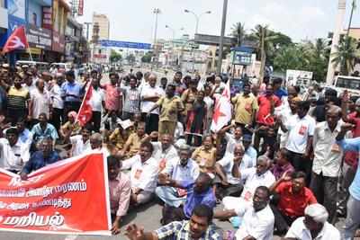 Protests continue in TN; Anitha's father declines Rs 7 lakh offered by state government.