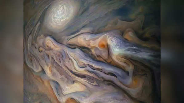 Marvellous clouds on Jupiter