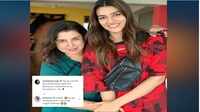 Farah Khan and Kriti Sanon's cute online banter is all about food and foodies! 