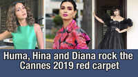 Huma, Hina and Diana rock the Cannes 2019 red carpet 
