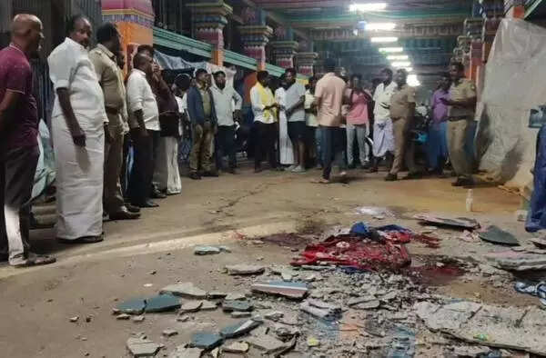 1 dead as part of temple ceiling collapses