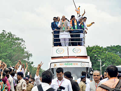 'In next five years drought will be history in Maharashtra': CM Devendra Fadnavis begins Mahajandesh Yatra