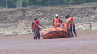 SDRF rescues woman stuck in flash floods in Jammu 