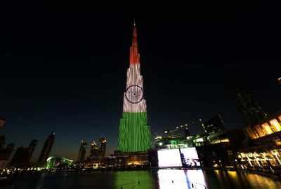 Republic Day 2017: Burj Khalifa lit up in Tricolour