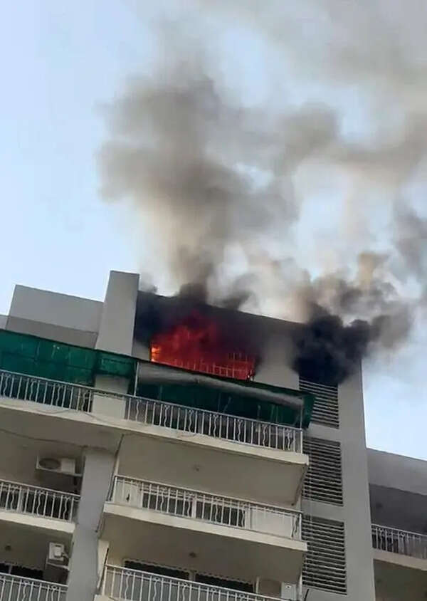 AC blast sparks fire on 15th-floor flat in Indirapuram housing society