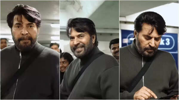 Mammootty arrives in London for ‘Patriot’ shoot; Greets fans - Watch video