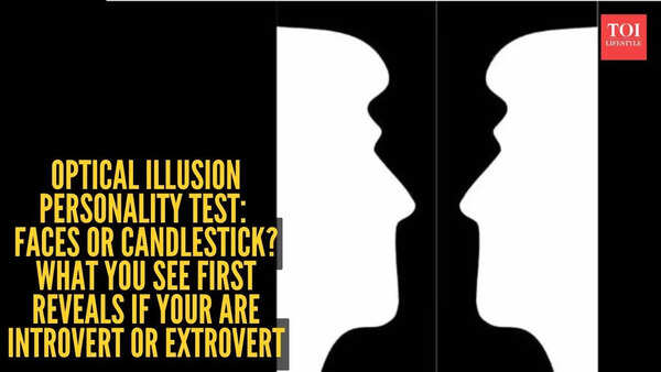 Optical illusion personality test: Faces or candlestick? What you see first reveals if your are introvert or extrovert