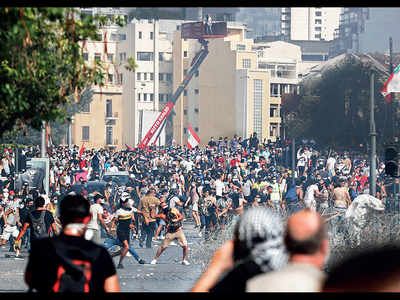 Protests galore at disaster-hit Beirut