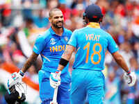 Dhawan scores third World Cup century, India now have most World Cup centuries 
