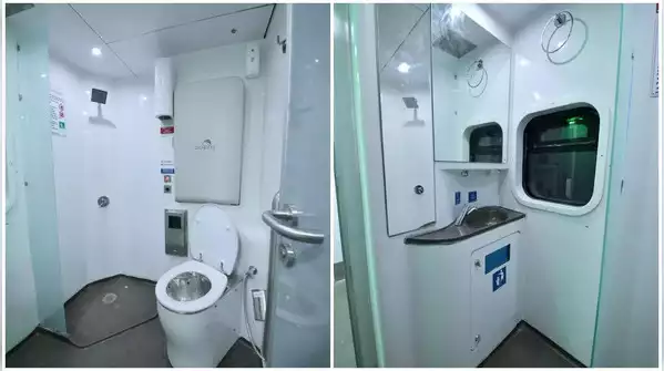 Vande Bharat Sleeper AC 1st Toilet