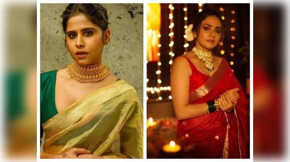 ​World Saree Day: Sai Tamhankar to Sonalee Kulkarni; Marathi actresses who nailed the saree look