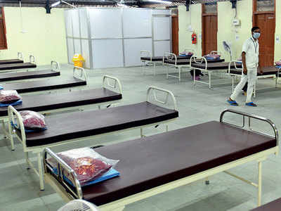 New isolation centres, but half of 30,000 hospital beds unused
