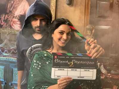 Photos: Kartik Aaryan, Kiara Advani begin shooting for Bhool Bhulaiyaa 2