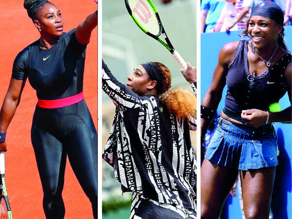 Talk of the tennis court: Serena’s style trail