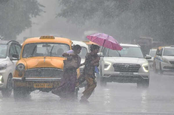 Brief evening rain brings little relief