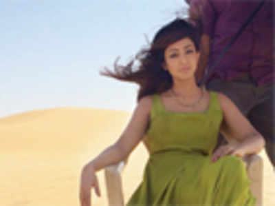 Aindrita Ray stranded in a desert