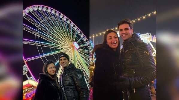 They made the best of their London trip too