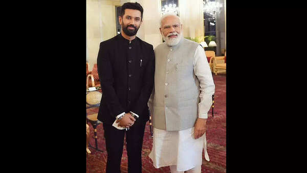 Chirag shares his picture with PM Narendra Modi