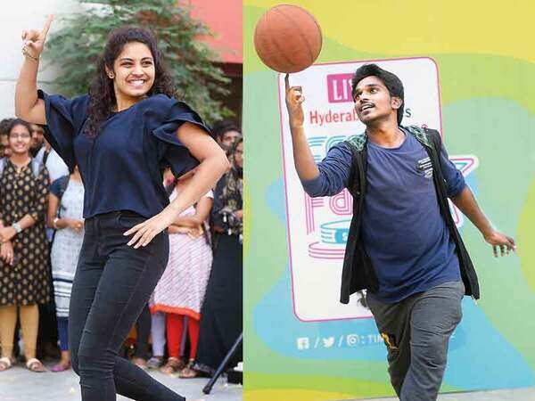 Students had a ball at this talent hunt