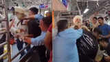 Watch: Ticket collector assaulted in Mumbai local over fine