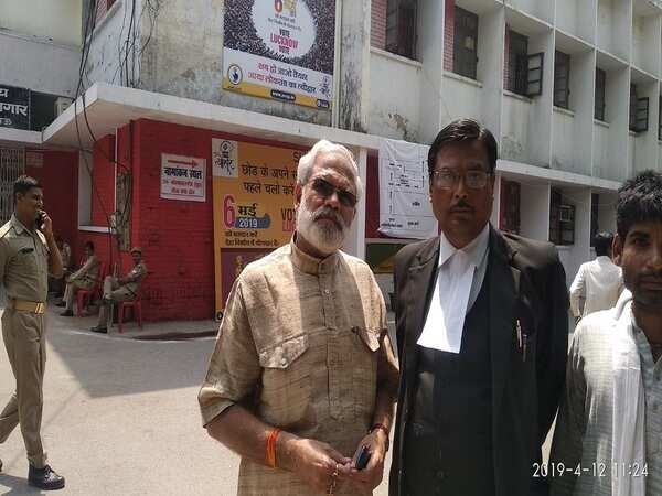 Modi lookalike files nomination for Lok Sabha elections against Rajnath in Lucknow