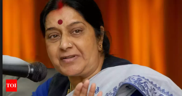 'Intezaar kyon?': Sushma Swaraj hits back at troll in epic fashion