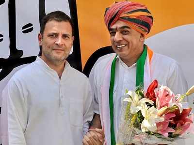 Manvendra Singh joins Congress