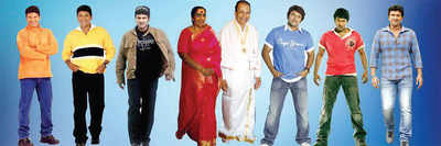 Multiple cutouts of Puneeth to promote ‘Dodmane Hudga’