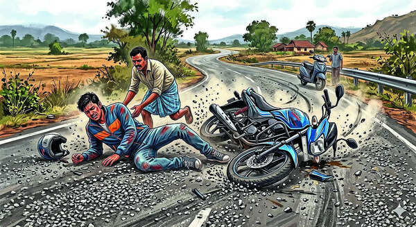 Two killed as motorcycle rams into dumper truck on highway in Thane district