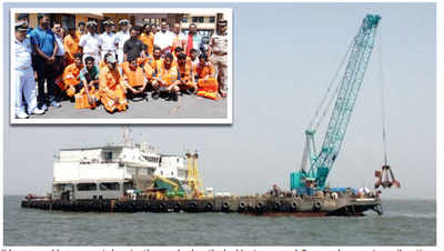 Mangaluru: Crew rescued after a night on sinking barge