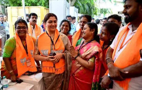 DMK ministers making derogatory remarks against women: Khushbu