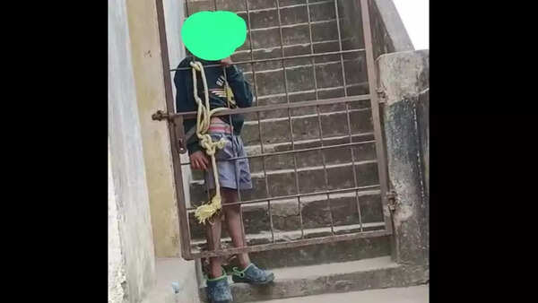 7-year-old tied to school gate for ‘disturbing’ class in Odisha; principal pulled up