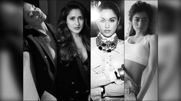 Telugu actresses share black-and-white selfies on Instagram with the caption 'challenge accepted'
