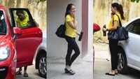 Shahid Kapoor's wife Mira Rajput is all smiles post her a workout session at the gym 