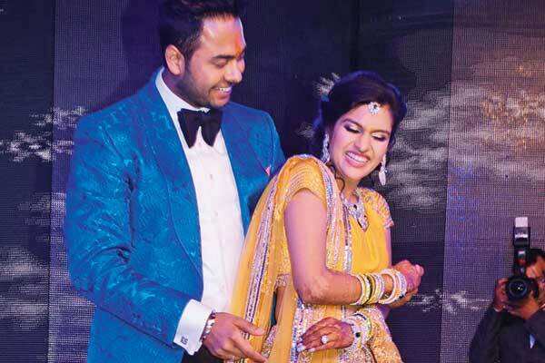 Umang Jindal and Sanya Garg's engagement ceremony in Delhi