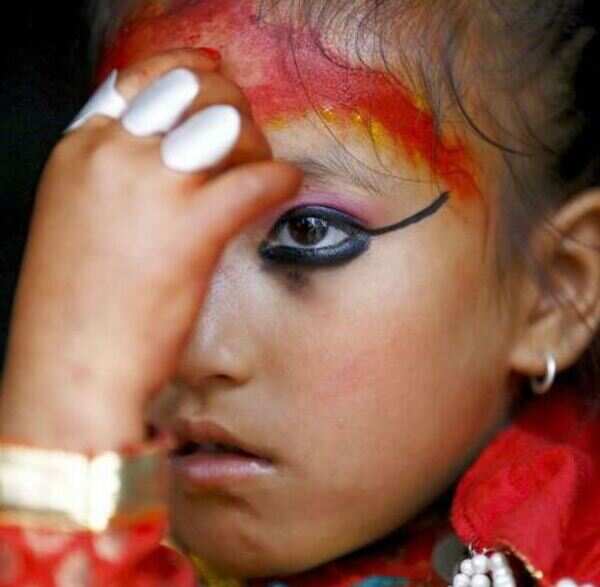 Nepal’s living goddess, devotees were unscathed by earthquake