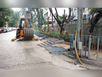 BMC preserves right to walk, clears pavement