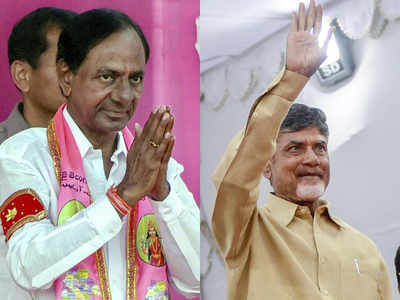 Day before Telangana polls, KCR camps at farmhouse while Chandrababu stays in Amaravati