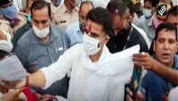Supporters of Sachin Pilot welcome him in Rajasthan’s Tonk 