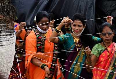 Vat Savitri 2021: Mumbai women dressed in their best