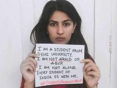 Sharad Pawar backs DU student Gurmehar Kaur