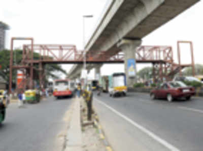 Pointless new footbridge: With no access to Yeshwanthpur station, it’s a skywalk to nowhere