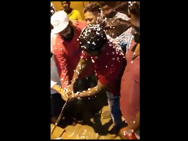 Karnataka police crack down on youths cutting cakes with talwars