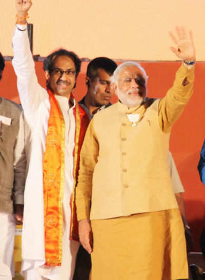 'Achche din' with Modi at the Centre and Devendra Fadnavis in Maharashtra: Sena
