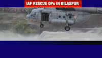 Watch: IAF rescues man from a flooded dam in Bilaspur 