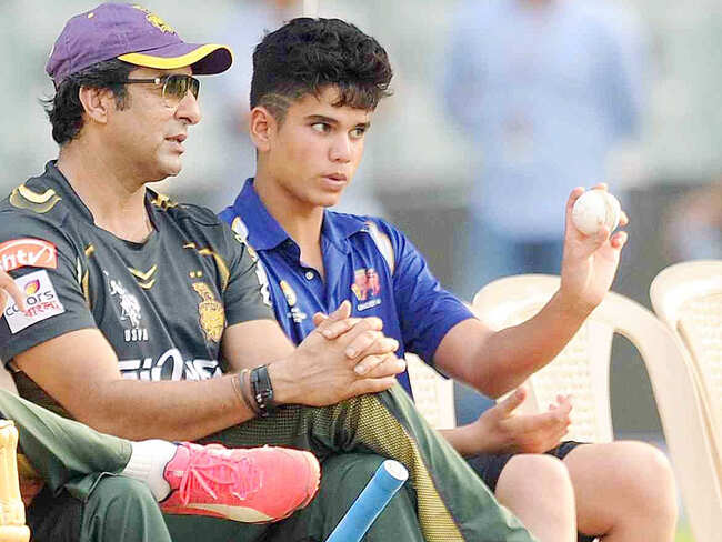 When 17-year-old Arjun Tendulkar sent Jonny Bairstow hobbling off