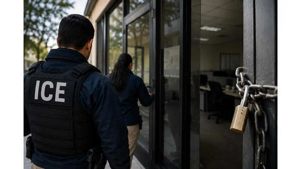 US immigration authority and ICE claim OPT visa fraud involving thousands of foreign students: Empty offices, locked buildings and …